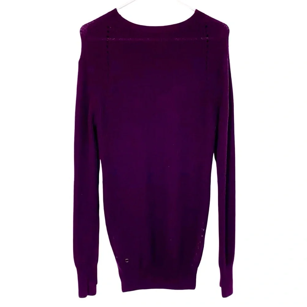 Lululemon Seva Sweater Womens Size XS 2 Burgundy Red Merino Wool Pullover Crew